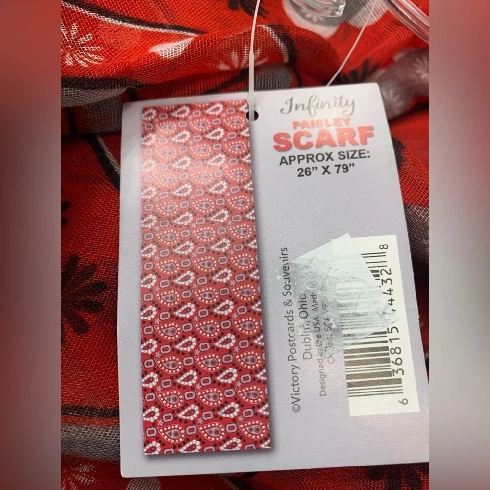 Scarlet and Gray‎ Scarf Set (2 pieces) Ohio State